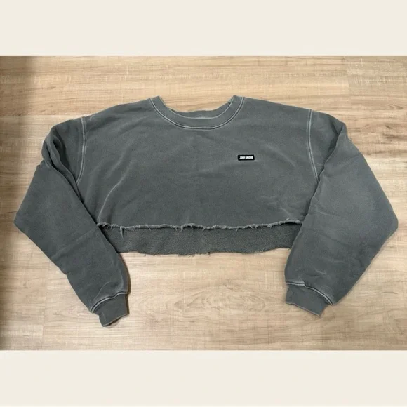 Joah Brown Cut Off Sweatshirt! Cross listed on Mercari and Curtsy!